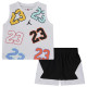 Jordan Βρεφικό σετ 23 MashUp Tank Mesh Tee and Shorts Jordan Βρεφικό σετ 23 MashUp Tank Mesh Tee and Shorts